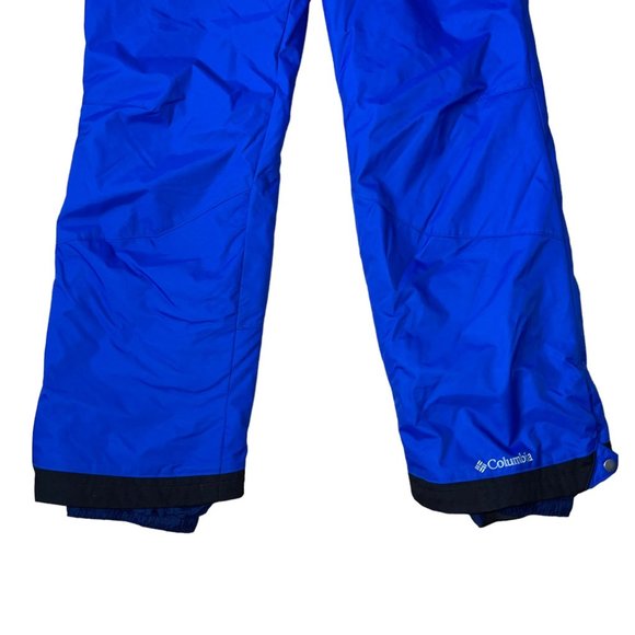 Columbia OmniTech Ski Snow Pants Mens S Regular Waterproof Breathable Blue - Picture 4 of 11